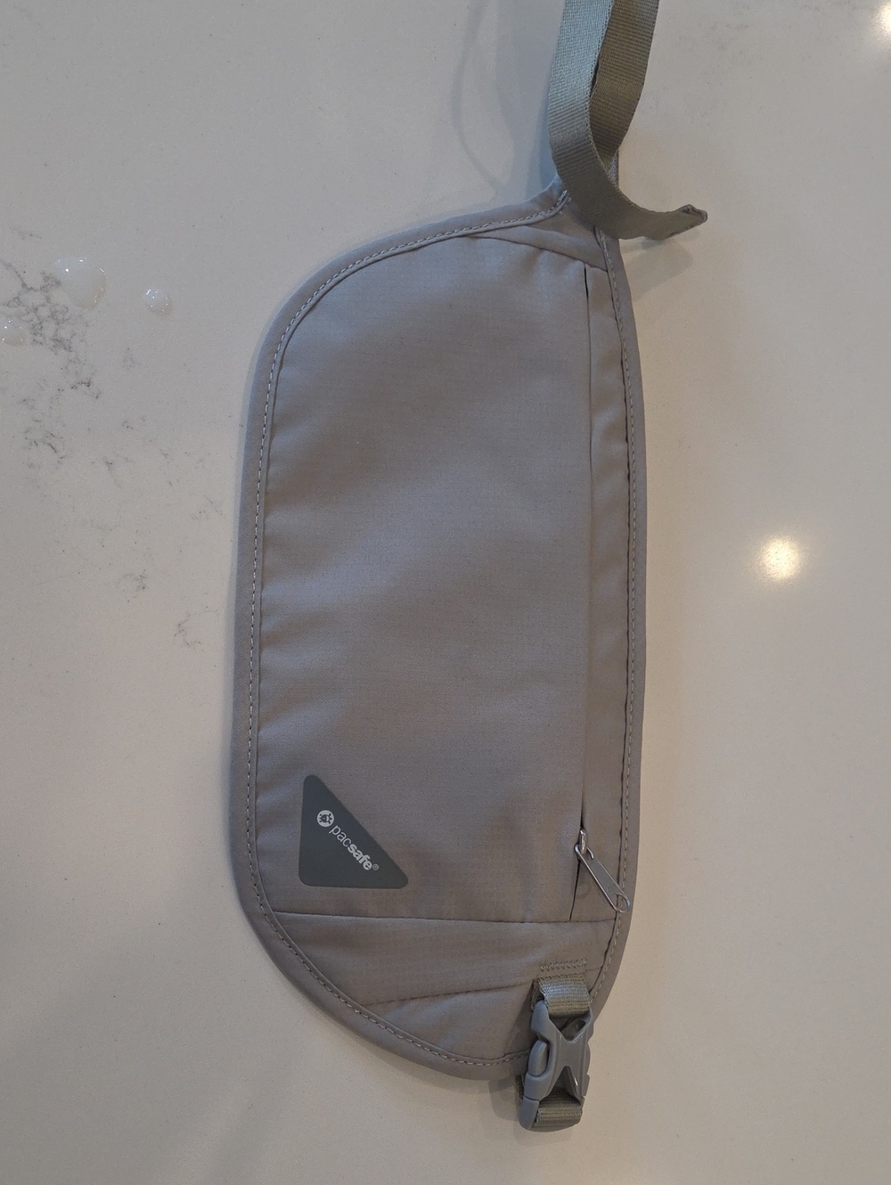 Pacsafe Light Gray Secure Travel Waist Bag